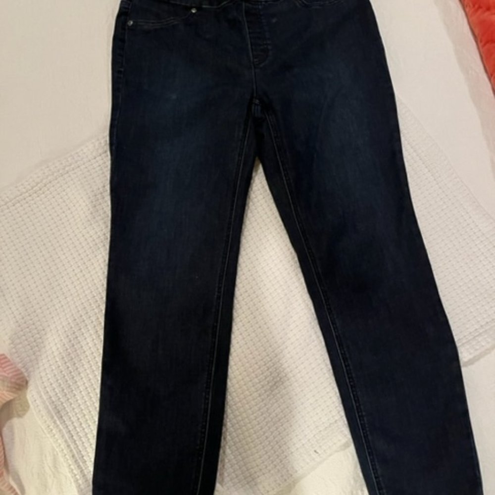 Dark blue denim Chico Perfect Stretch Soft Jegging Ankle jeans 0.5